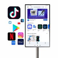 Téléviseur intelligent mobile 32 pouces 32A4-Go Pro, écran 4K UHD, haut-parleurs stéréo, moniteur tactile portable