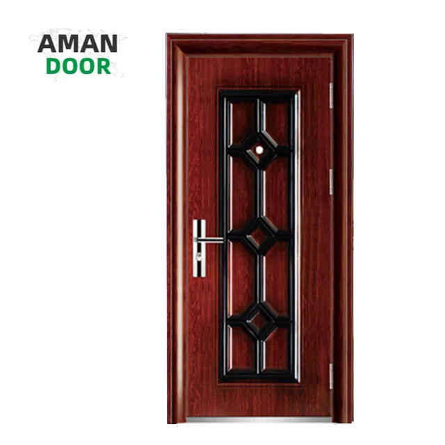 Pintu AMAN Depan logam keamanan eksterior modern pintu baja