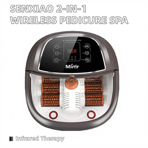 เครื่องนวดเท้าไร้สายพร้อมฟองน้ำร้อนสำหรับทำสปาเท้า ทำความสะอาดรูขุมขนอย่างล้ำลึก นำเข้าจากจีน - Product Image 3