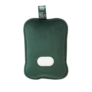 High Quality Custom Rechargeable Hot Water <b>Bottle</b> Double-sided Velvet Fabric Electric Hot Water Bag - Product Image 1