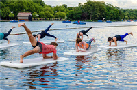 Venta al por mayor inflable Aqua agua flotante piscina de agua Fitness Mat colchón de aire flotante
