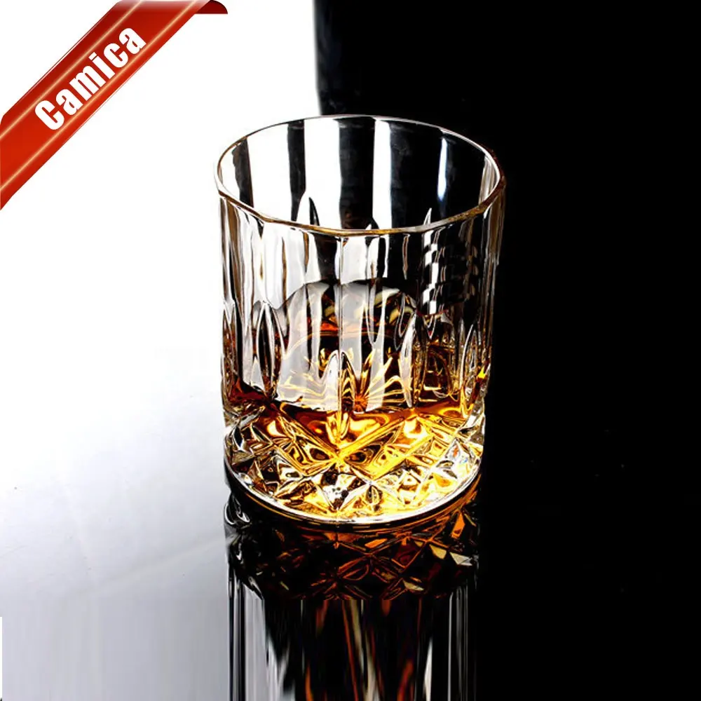 Lager Großhandel 11oz Crystal Diamond Whisky Glas