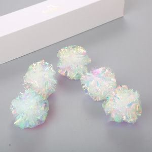 Hot Sell Eco-Friendly <b>Cat</b> Toy <b>Ring</b> Paper Ball Mylar Crinkle Solid Color Sugar Colored Funny Squeaky for <b>Cats</b> - Product Image 5