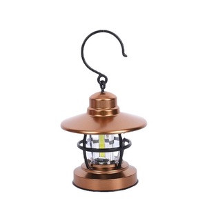 Camping Lantern Led <b>Battery</b> Operated Metal Outdoor Portable Light For Tent Hiking Fishing Emergency Use - Product Image 1