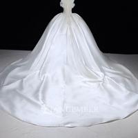 Robes de mariée Jancember JFH183, magnifiques robes de bal en satin à fleurs 3D, style princesse