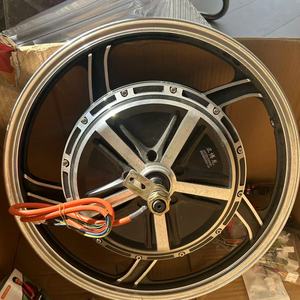 Kit moteur de moyeu pour vélo, 17 pouces, 72V, 1500W, sans balais, à aimant permanent, pour roue arrière de scooter électrique, avec <span class=keywords><strong>frein</strong></span> à tambour, étanche IP65 - Product Image 6
