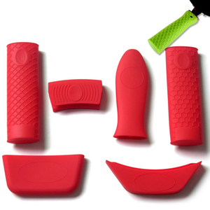 YDS vente en gros, 6 pièces, manchons amovibles en caoutchouc de Silicone <span class=keywords><strong>pour</strong></span> poignée de poêle chaude - Product Image 1