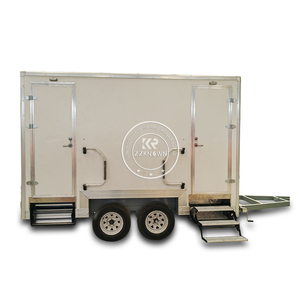 Unidad de Baño Portátil para Exteriores 2025, Ducha, Remolque para Auto, Inodoro Portátil, Baño Público Móvil con Ruedas para Fiestas - Product Image 3