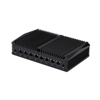 Kansung 10th Generation Fanless Liunx Mini PC Core I7 10710U Enrutamiento suave Micro Firewall Bareback System PC