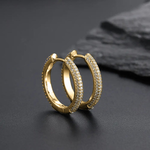 Orecchini minimalisti per tutti i giorni da donna, gioielli semplici per l'ufficio e la moda. - Product Image 5