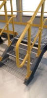 Poteau de guidage à rotule pour balustrade de bâtiment industriel, structures en acier et plateformes