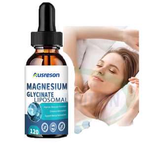 Complément alimentaire liquide liposomal de glycinate de magnésium de marque privée ASAP, gouttes pour le sommeil, qualité alimentaire, flacon de 60 ml, dose quotidienne de 2 ml - Product Image 1