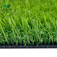 Gazon artificiel synthétique commercial doux Linwoo Manufacturer Evergreen 40 mm pour hôtels et zones de villégiature