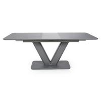 Table rectangulaire grise, Table réglable, Table à manger, Style moderne, livraison gratuite