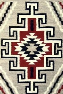 Alfombra de Lana de Estilo Bohemio con Diseño Geométrico Navajo, Alfombra de Color Tierra para Decoración del Hogar - Product Image 5