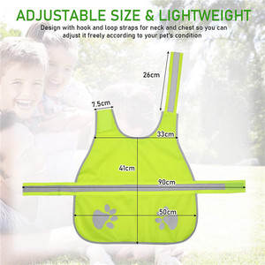 เสื้อกั๊กสะท้อนแสงสำหรับสุนัขเดินวิ่งเดินป่า,แจ็คเก็ตสะท้อนแสงสามารถมองเห็นได้ชัดเจนกันน้ำสำหรับสัตว์เลี้ยง - Product Image 3