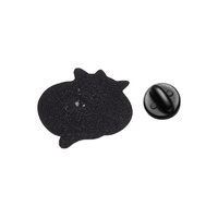 Ensemble de broches en émail Kawaii Chat Ludique pour la décoration de tenues quotidiennes décontractées