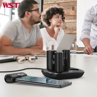 Banque d'alimentation WST, charge rapide, support de téléphone, 5000 mAh, chargeur portable, type capsule, prise de sortie type-C, banque d'alimentation