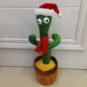 Personalizzabile in varie lingue questo divertente canto e danza <span class=keywords><strong>Cactus</strong></span> imparare a parlare di peluche elettronico - Product Image 4
