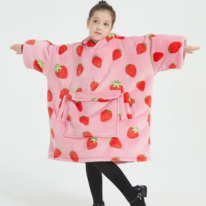 Fabricant chinois de sweat-shirts à capuche en polaire épais pour enfants, sweat-shirts à capuche en polaire épais, sweat-shirts à capuche surdimensionnés - Product Image 1