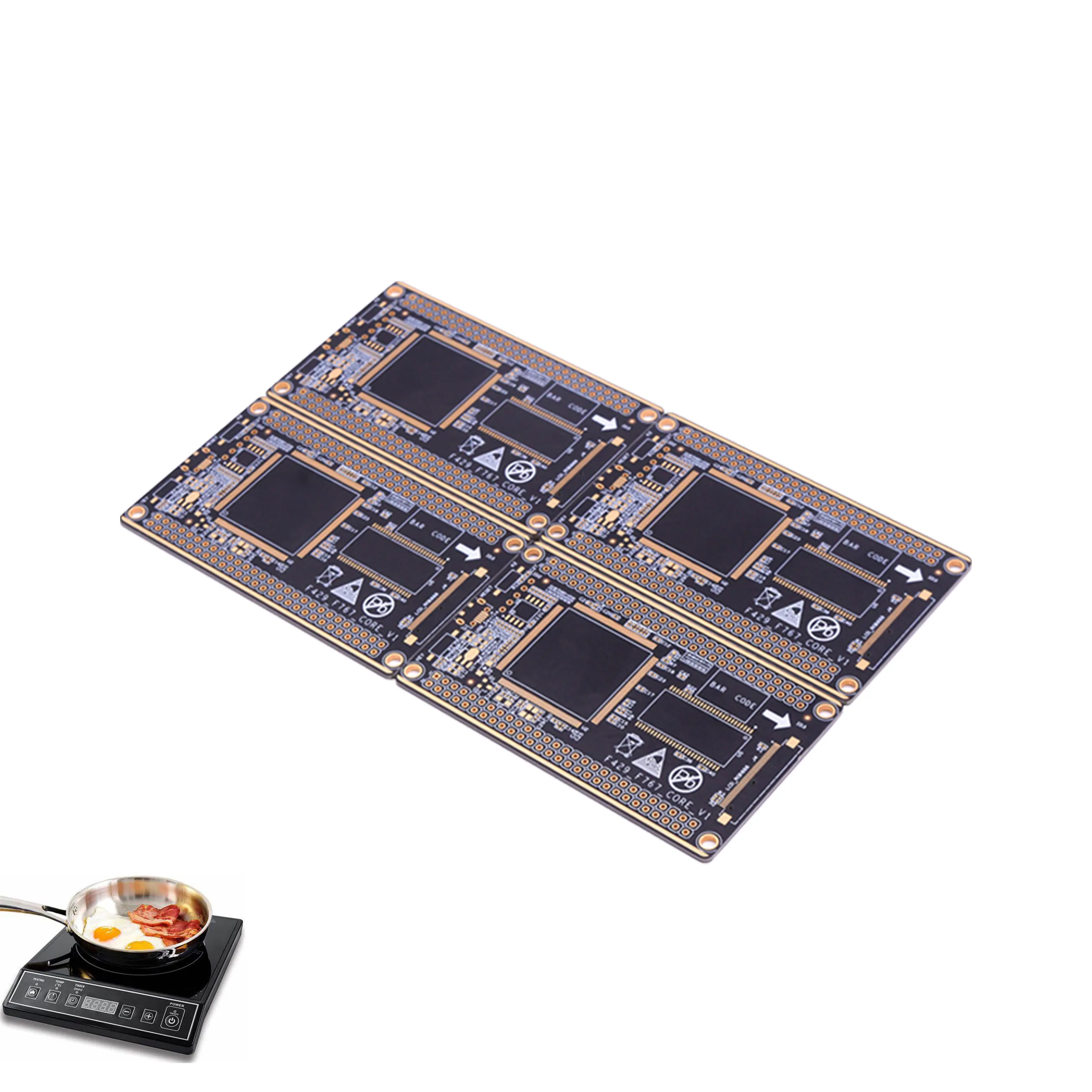 Fc 2-32 Layers Printed Circuit Board Provider Ems Pcba Manufacture Induction Cooker Pcb Manufacturing And Assembly