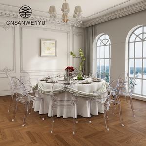 Tronos de fiesta para niños translúcidos Sillones apilables de acrílico para niños para eventos de cumpleaños Fiestas de princesas Celebraciones temáticas - Product Image 6