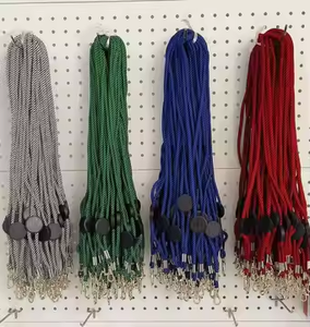 Lanyard kabel bulat multiwarna kustom dan tersedia dengan gesper yang dapat disesuaikan - Product Image 4