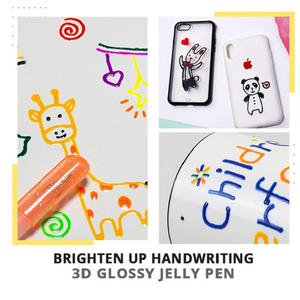 Ensemble de stylos gel 3D brillants et fluorescents pour écrire, peindre, faire des cartes de vœux, colorier des livres et dessiner - Product Image 3