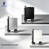 Valise de voyage intelligente 20 pouces avec logo personnalisé OEM ODM, scooter électrique intégré, pour le Japon et la Corée