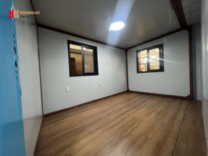 Módulo de Casa de Carpa Contenedor Casas Prefabricadas con Refrigerador Casa <span class=keywords><strong>Blanca</strong></span> Ropa Casas Prefabricadas de Madera - Product Image 5