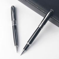 Juego de Bolígrafos Metálicos SHICHEN para Uso Comercial con Punta Fina y Tinta Azul/Negra - Regalo para Oficina y Escuela