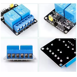 2-Channel Relay Module with Optical Coupler Protection Relay Expansion Board <b>5V</b> SUNLEPHANT - Product Image 3