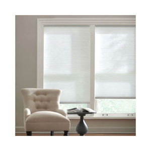 Rideaux plissés sans fil en gros, technique tissée, isolants, filtre solaire, pour salles <span class=keywords><strong>de</strong></span> bain, stores temporaires, 100 % polyester - Product Image 1