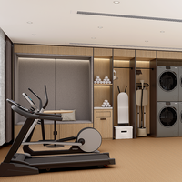Conception d'intérieur d'hôtel moderne et minimaliste, rendu 3D complet, plans de construction, mobilier complet, design graphique