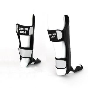 Último MMA Shin Instep Guard Kick Boxing Shin Guards Training Pads Safety Shin Guard para en Step Training - Product Image 6