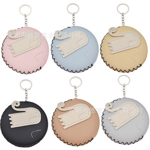 Mini <b>cute</b> coin <b>purse</b>, cartoon round earphone holder, coin <b>purse</b>, customizable PU with customizable logo. - Product Image 5