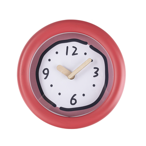 Horloge murale à <span class=keywords><strong>pendule</strong></span> <span class=keywords><strong>en</strong></span> <span class=keywords><strong>bois</strong></span>, style dessin animé, grands chiffres, pour enfants - Product Image 4