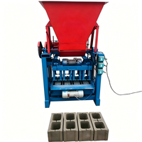 Prix d'usine QTJ4-24 Machine à fabriquer des blocs de béton de marque RongDing, machine à mouler des briques creuses en ciment pour usage domestique, longue durée de vie