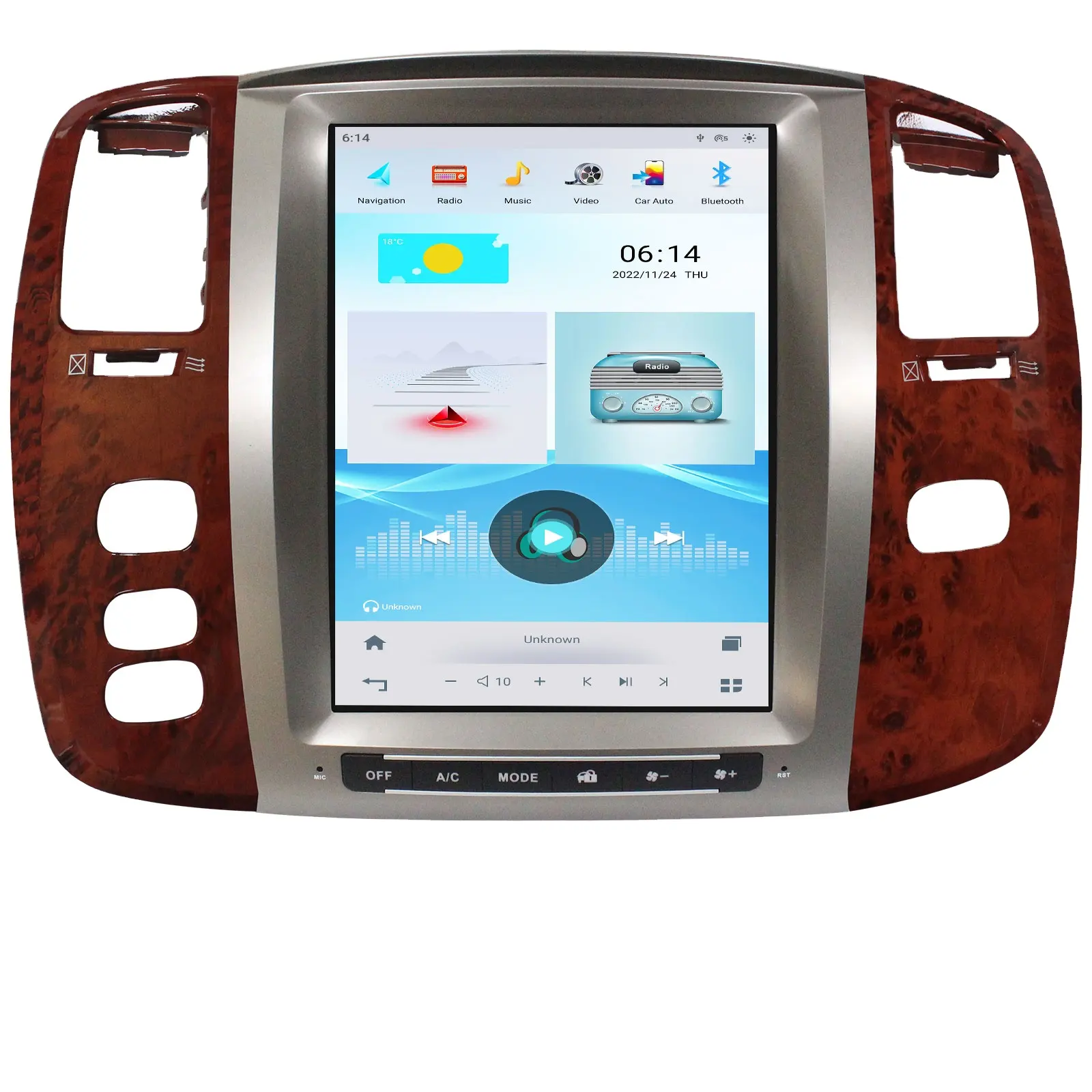 Tesla Android 11 autoradio Audio Video sistema di navigazione GPS per TOYOTA LAND CRUISER 2002-2007 Auto Auto lettore DVD Carplay