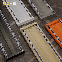 Nouvelles innovations Rail de rideau double rail de rideau monté au plafond avec accessoires pour fenêtre à usage domestique