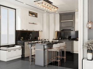 Conceptions d'armoires de cuisine intelligentes de luxe à grande échelle de haute qualité - Product Image 3