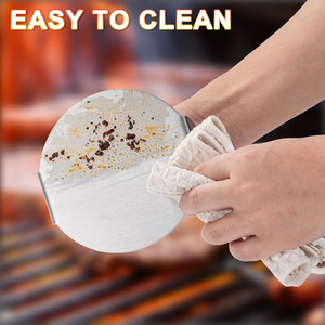 Prensa para Smash Burgers de Acero Inoxidable 304 con Mango Antiescaldante, Prensa para Hamburguesas Antiadherente de 5.5 Pulgadas para Parrilla - Product Image 4