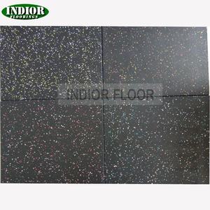 Dalles en caoutchouc écologiques imperméables à haute flexibilité, surface de terrain de jeu, sécurité, revêtement de sol en caoutchouc pour salle de sport, tapis en caoutchouc de 20 mm - Product Image 6