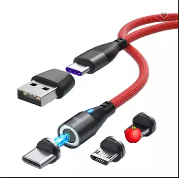 6 iN 1 새로운 도착 업그레이드 3.0 버전 나일론 꼰 PD100W 마그네틱 충전기 27W 마그네틱 케이블 Usb 충전기 i-제품 노트북