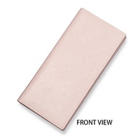 Grosir Pabrik dompet kartu wanita panjang Fashion mewah dompet kulit Pu dompet kustom wanita dengan kancing tutup