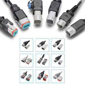 OEM serie <span class=keywords><strong>DT</strong></span> conector naranja 6 pines hembra agricultura conector eléctrico - Product Image 3