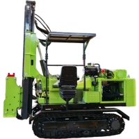 Machine de forage hydraulique pour pieux solaires, machine de forage de fondations pour panneaux photovoltaïques, pour la construction photovoltaïque