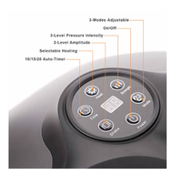 Sunmaxx SMF-015 Professioneller Luftdruck-Vibrations-Shiatsu-Fußmassagegerät Durchblutungsförderung Zeitsteuerung ABS-Material 1 Jahr