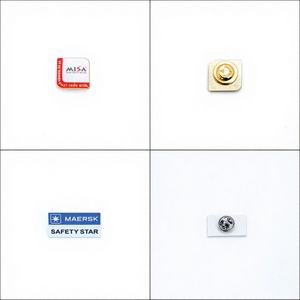 Plaque signalétique en acier personnalisée de haute qualité avec logo, étiquette 3A, fournitures du Vietnam avec épingle métallique, prix bas, bons produits - Product Image 1