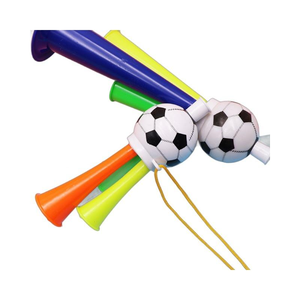 2025 klaxon de ventilateur de football en plastique forme de football trois tubes <span class=keywords><strong>trompette</strong></span> Vuvuzela klaxon d'encouragement - Product Image 4